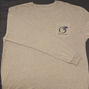 Peach State Pride Long Sleeve Pocket Tee